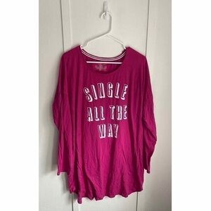 VS “Single All The Way” Night Shirt